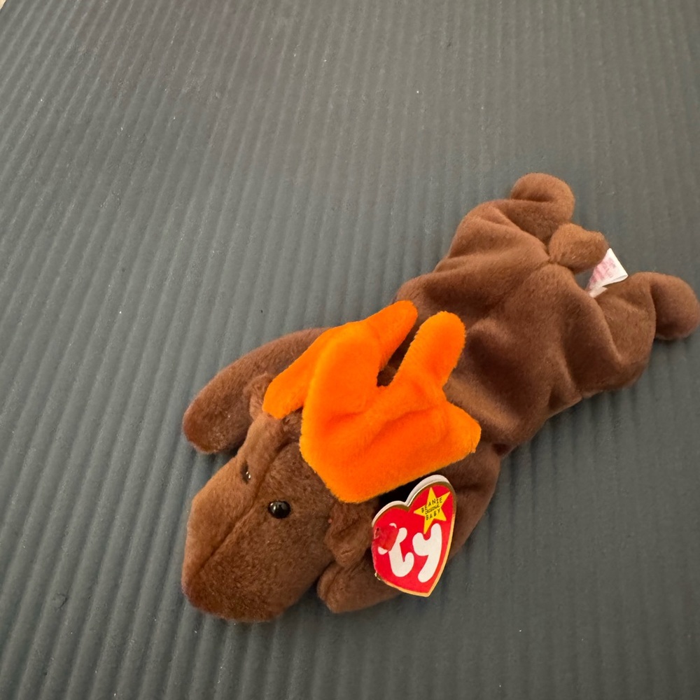 TY Beanie Baby Moose Plush Toy